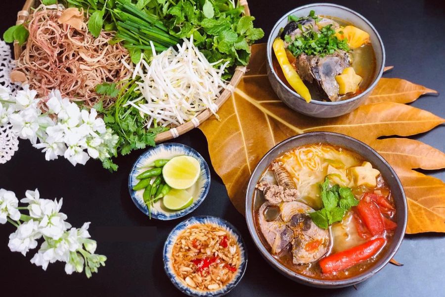 Bún cá ngừ chả cá Nha Trang